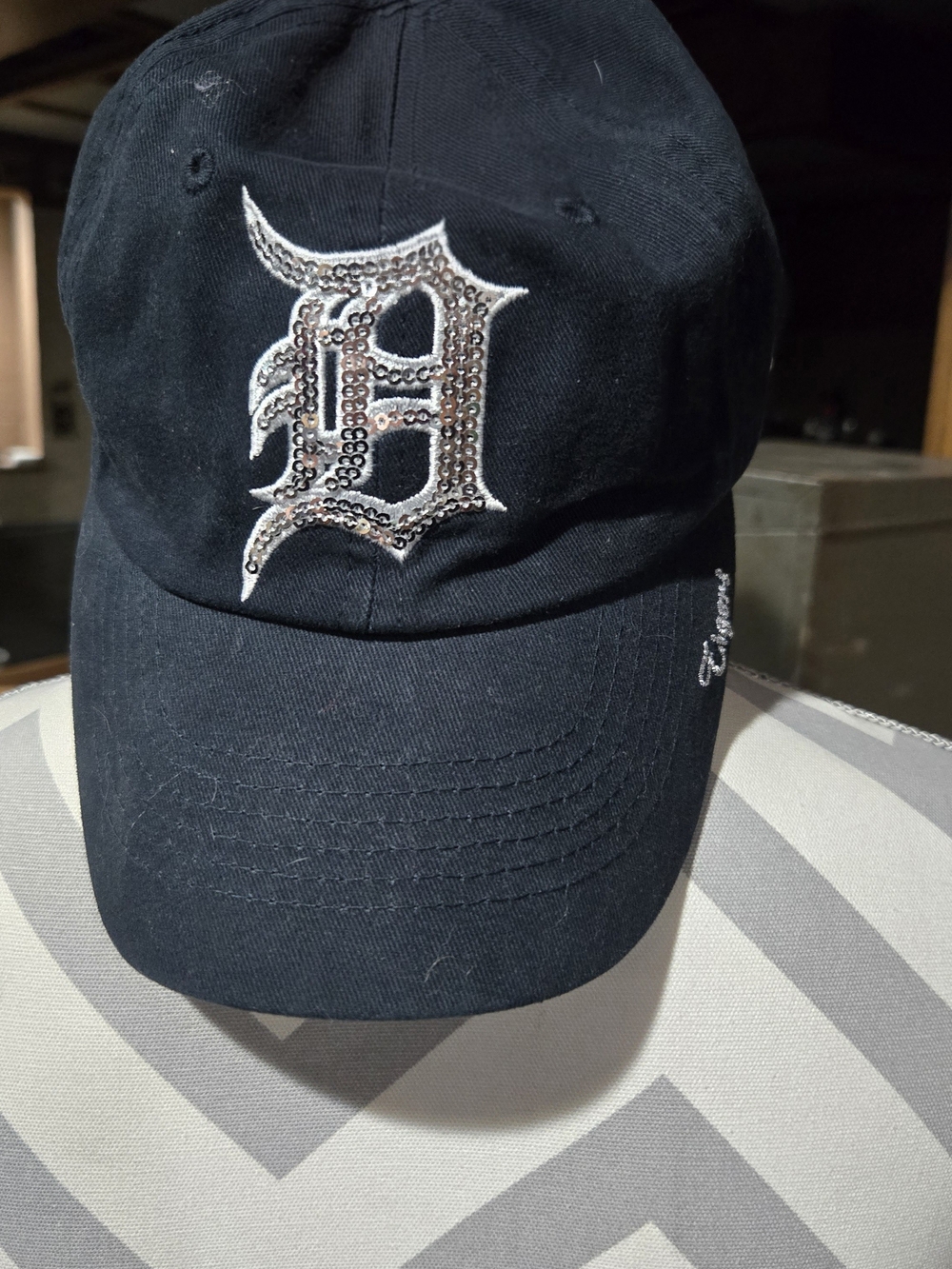 Detroit Tiger's Sequin 'D' Baseball Cap MLB